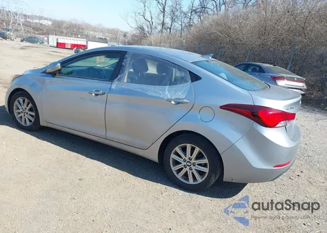 2015 Hyundai Elantra Se from USA, damaged, VIN 5NPDH4AE7FH548780